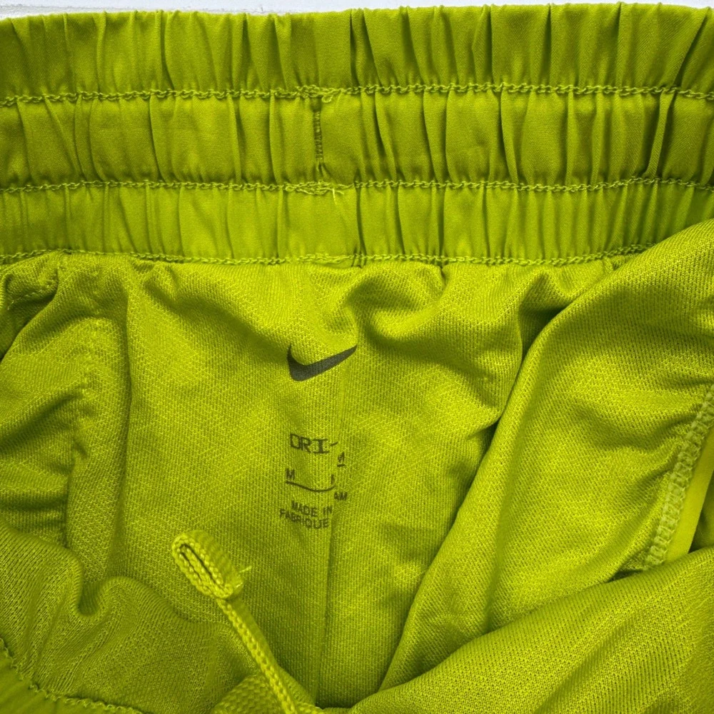 NEW Nike Youth Girls Loose Fit Lime Green Running Shorts
